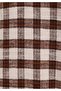 Comfort Fit Shirt Neck Checkered Men's Brown Long Sleeve Shirt - 5