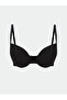 Black Underwire Unpadded Polka Dot T-Shirt Bra