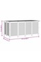 Garden Storage Box 175x80x75 cm Solid Wood Acacia - 3