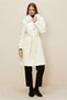 Fur Collar Detail Coat 90604
