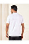 Men White Printed Polo Shirt - 3