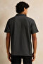 Men Grey Solid Polo Shirt - 3