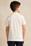 Boys White Embroidered Polo Shirt - 3