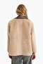 Double-Sided Regular Fit Polo Collar Faux Fur Lined Coat F2914Ax25Wn - 8