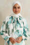 Women Green Printed Blouse - 4
