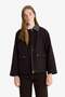 Regular Fit Polo Collar Zippered Cashmere Coat F2799Ax25Wn - 3