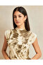 Women Beige All-Over Print Top - 4