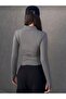 Women's Long Sleeve Zippered Fit Sports Blouse - 2
