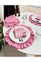 2Li Candy Linen Fabric Frilly Napkin/Display - 2