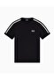 Men's Cotton Crew Neck Short Sleeve Black T-Shirt - 5