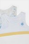 Senior Girls White And Blue Sporty Bra Set (Pack Of 2) - 2