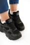 Daily Women's Lightweight Lace-Up Thick High-Soled Walking Breathable Athletic Shoes Orthopedic - 3