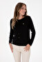 Women's Black Basic Knitwear Cardigan 50307719-Vr046 - 3