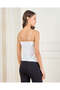 Women White Bonded Shapewear Padded Bra Cami Top - 3