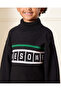 Boys Black Awesome Roll Neck Jumper - 4