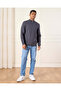 Men Grey Half Zip Pullover - 2