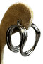 - Irem 3914 1857 Elegant Silver Color Steel Spiral Earrings
