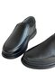 Men's Genuine Leather Ultra Comfortable Orthopedic Daily Laceless Dad Black Casual Shoes - 4