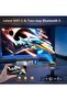 جهاز عرض 4K فائق الدقة مع واي فاي - 800 ANSI بدقة 1080P أصلية، جهاز عرض ذكي صغير يعمل بنظام أندرويد مع واي فاي - 7