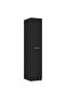 Apothecary Cabinet Black 30x42.5x150 cm Engineered Wood - 4