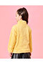 Girls Yellow Textured Sweater - 3