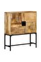Highboard 80x30x95 cm Solid Rough Wood Mango