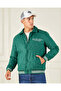 Men Green Suede Jacket With Sherpa Lining