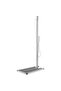 Garden Shower with Grey Base 225 cm Stainless Steel