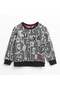 Black Men's Waiter Embroidered Crew Neck Sweatshirt 6-16 Years - 2