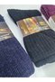 Women's Black Warm Cotton Thermal Outdoor Boots and Shoe Socks - 2