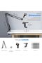 Microphone Arm Stand, Suspension Boom Scissor Mic Arm Stand - 3