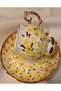 Pervi̇z Karçi̇çek Porcelain Hand Painted Coffee Cup Set - 7