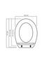 Capac wc, model standard, negru, cersanit, - 5