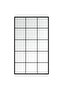 Wall Mirrors 4 pcs Black 100x60 cm Metal - 2
