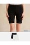 Senior Girls Black And Grey Cycling Shorts (Pack of 2)