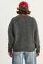 Women's Anthracite Thick Knit Crew Neck Knitwear Cardigan Th251061 60283743 - 5
