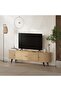 Gentle TV Unit Up To Inches - Oak - 3