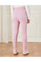 Senior Girls Pink Cable Knitted Leggings - 3