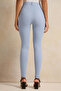 Women Blue Full Length Legging With Belt Loop - 3