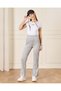 Senior Girls Grey Mélange Ponte Leggings With Zipper - 2