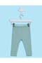 Infant Girls Green Cable Knitted Leggings - 4