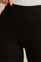 Women Black Flared Leggings - 4