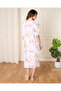 Women Pink Printed Nightgown - 3