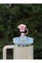 Thermos Compatible Piggy Accessory / Piggy Straw Protector / Animal Figure Straw Case / Straw Stopper - 5