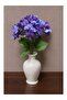 Artificial Flower Wet Hydrangea Luxury 5 Branches Bunch 45 cm Purple - 2