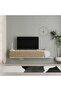Mourah Tone Tv Stand Up To 65 Inches - White/ Oak