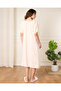 Women Peach Solid Nightgown - 3