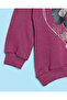 Infant Girls Mauve Placement Print Sweatshirt - 3