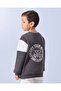Boys Charcoal Embellished Sweatshirt - 3