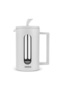 Leya Herbal Tea and Filter Coffee Pot French Press White 800 ml - 5